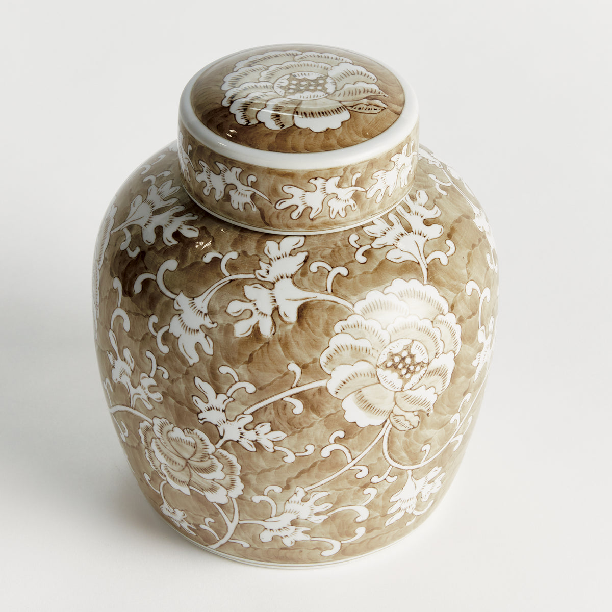 PROVINCE LOTUS LIDDED JAR