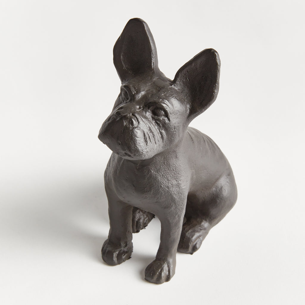 Good Boy Aluminum Dog Sculpture - Seated Decorative Accent