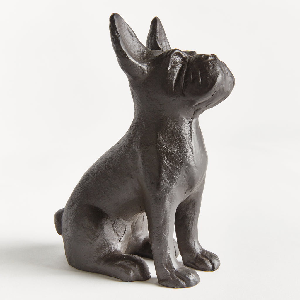Good Boy Aluminum Dog Sculpture - Seated Decorative Accent