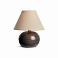Charlie Mini Ceramic Table Lamp with Linen Shade