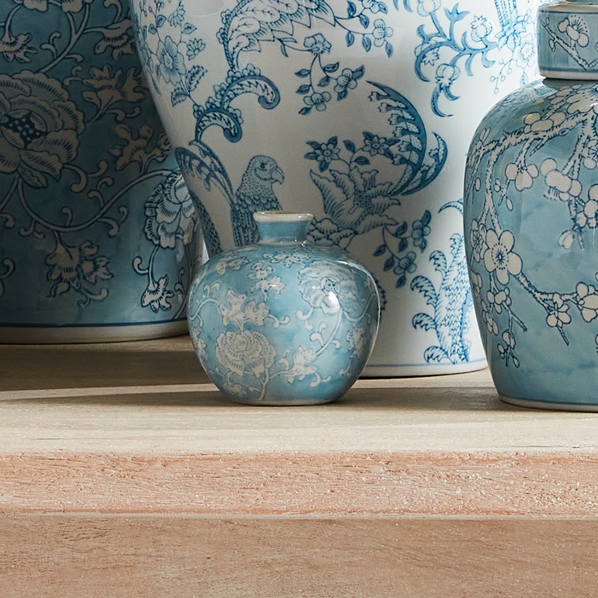 Handcrafted Ceramic Lotus Bud Vases Set of 3 – Artisan Decorative Mini Vase Collection