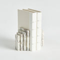 Jaqueline Marble Bookends - Brown Veining