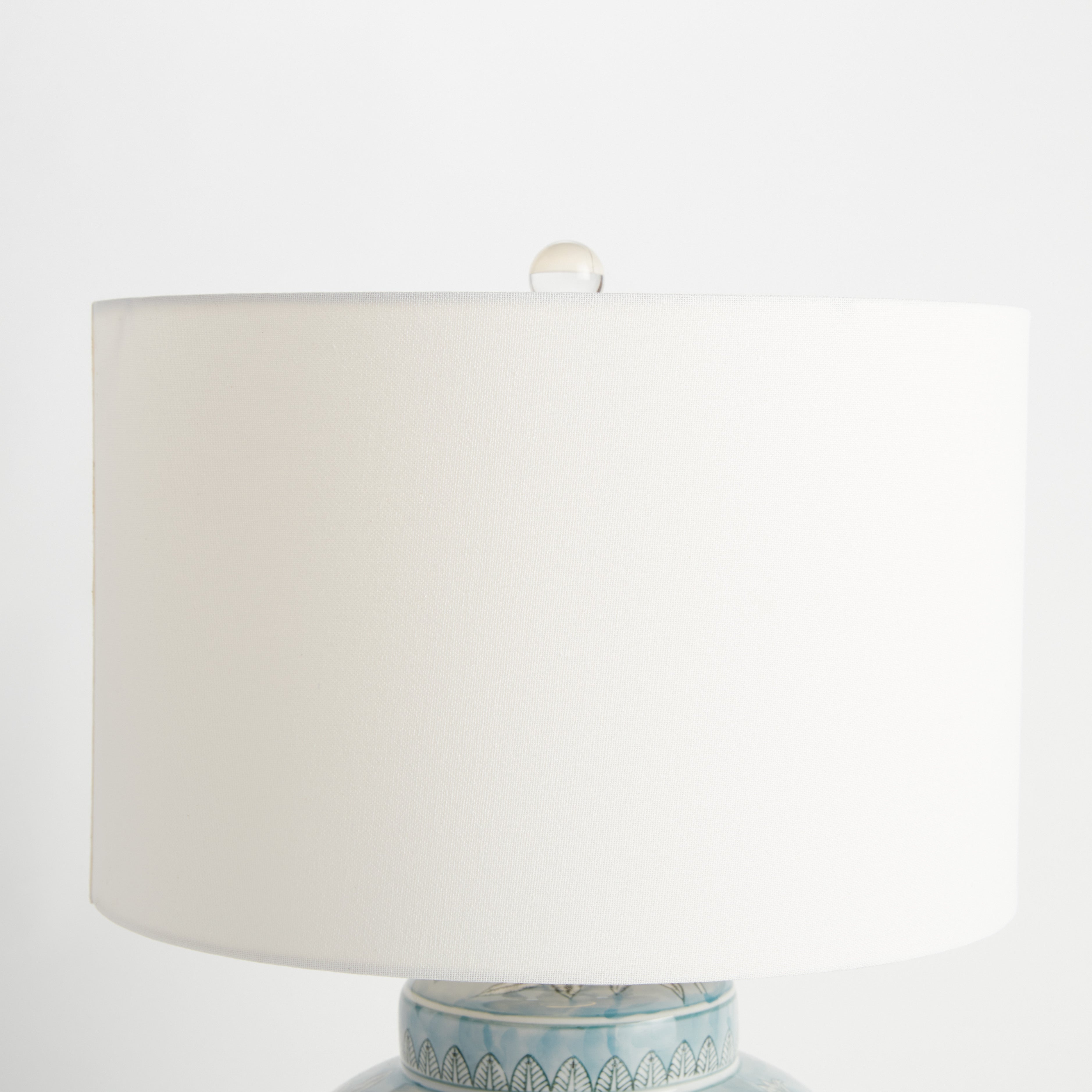 Lilian Chinoiserie Table Lamp | Celadon Blue Ceramic Ginger Jar