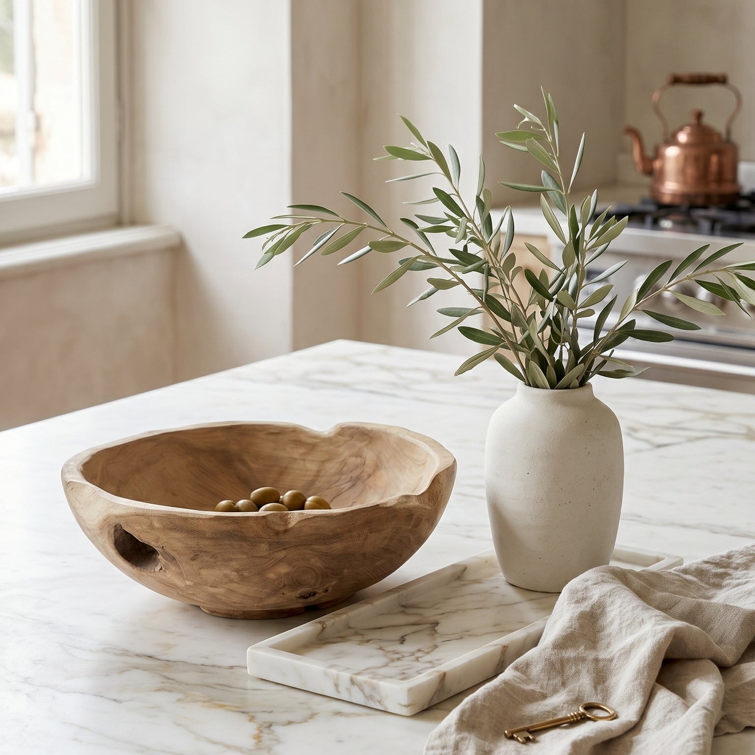 Teak Wood Bowl – Natural Kitchen & Table Decor | Sorelle Rossi