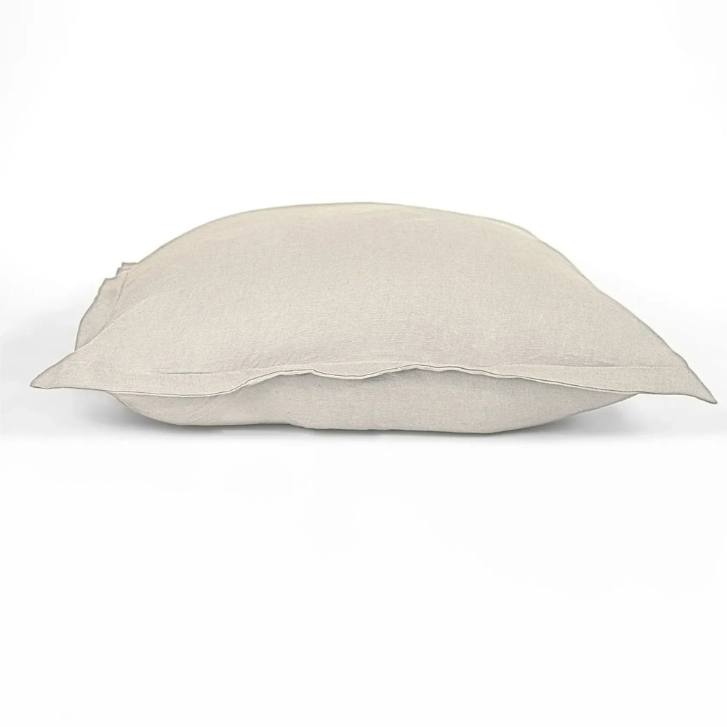 Aureole Stone-Washed Linen Pillow Cover – European Flax® Certified | 5 Colors | Made in Canada