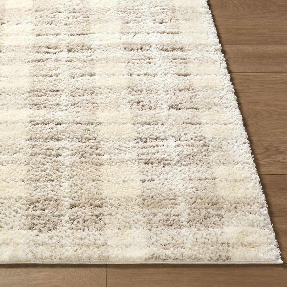 Anthony Cream High-Pile Shag Area Rug