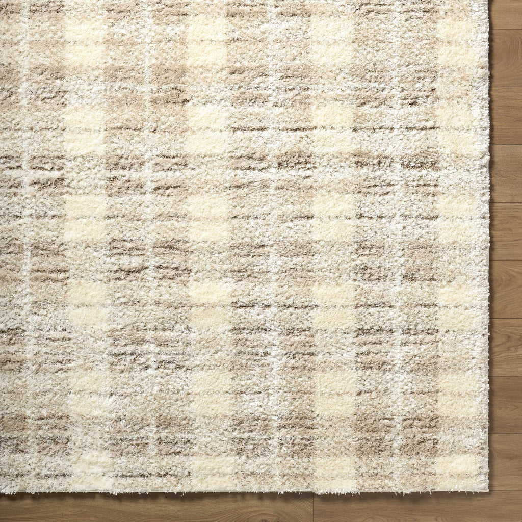 Anthony Cream High-Pile Shag Area Rug