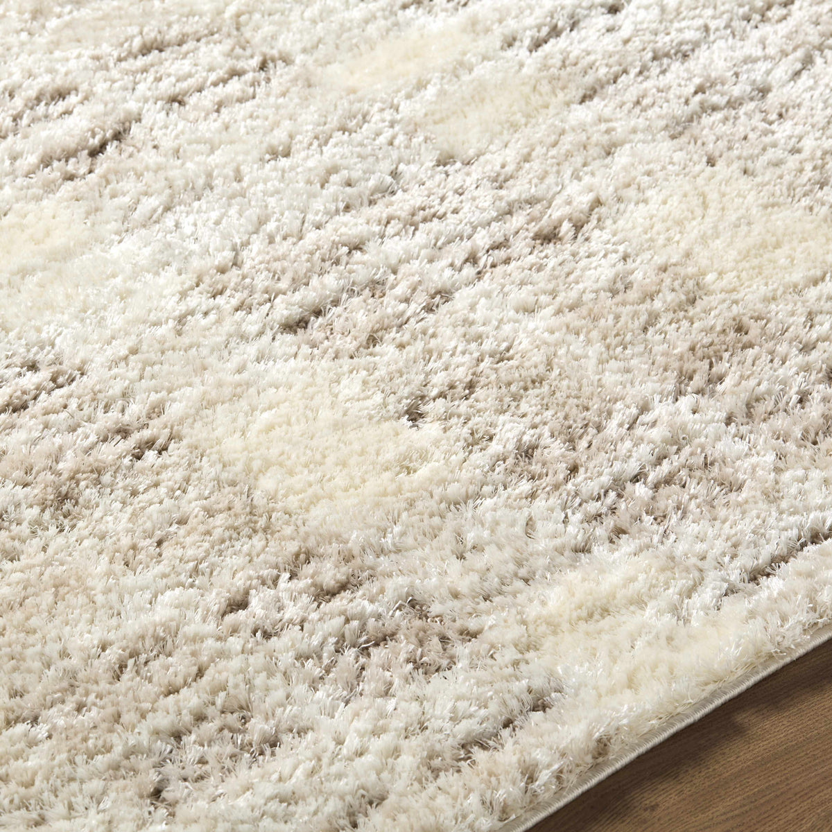 Anthony Cream High-Pile Shag Area Rug