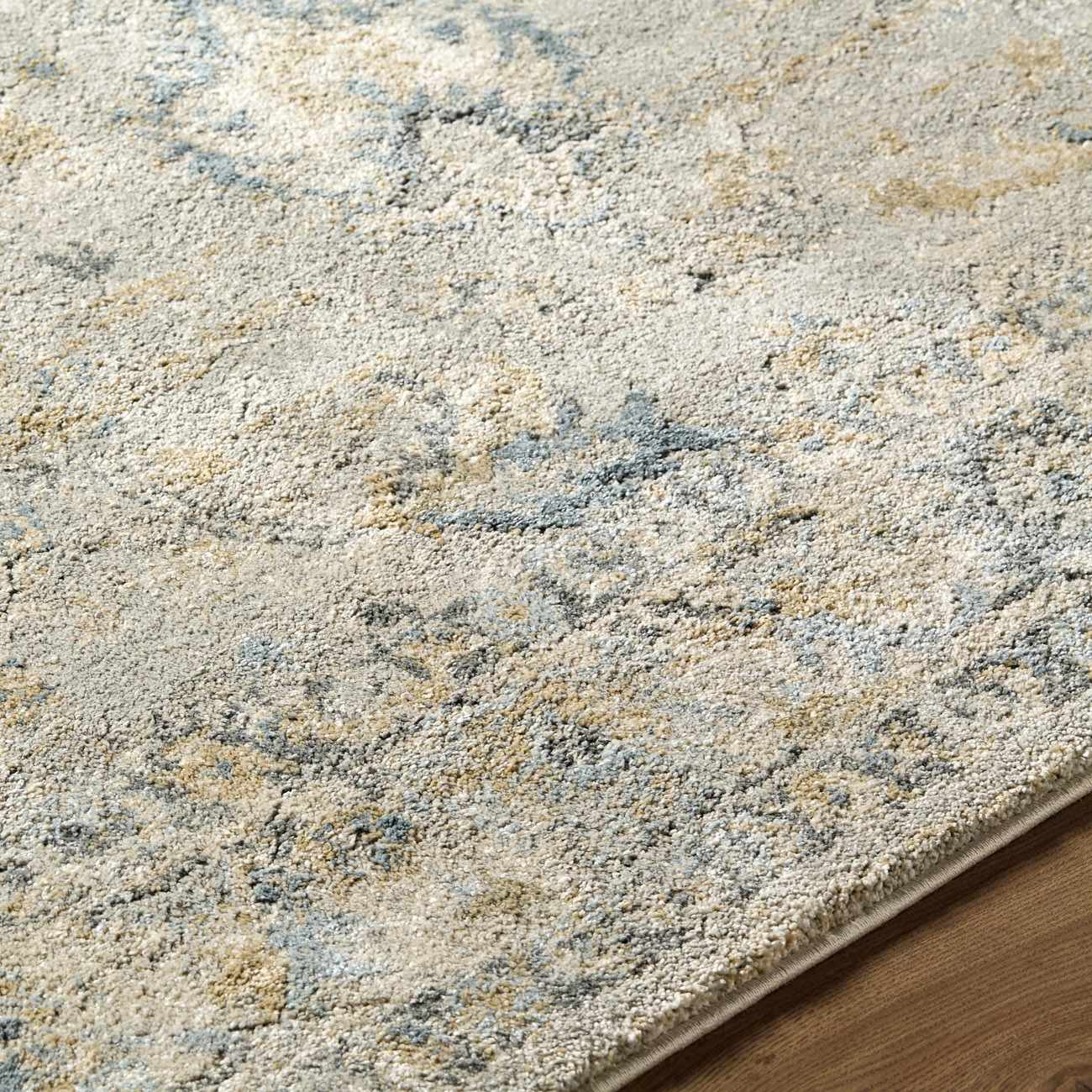 Close-up of a granite countertop with a speckled pattern.