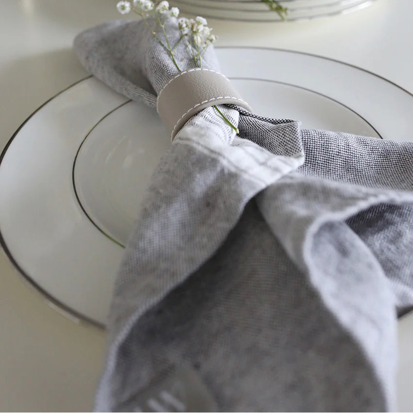 Linen Napkins – Set of 4 (Maison) | Stonewashed European Flax Cloth Napkins
