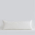 Finestra Linen Bolster Pillow Cover – Ivory & Natural | 100% Linen Decorative Bolster