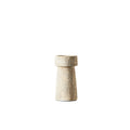 Ceramic Candle Holders – Rustic Sand Finish | Textured Neutral Taper Holders | Sorelle Rossi