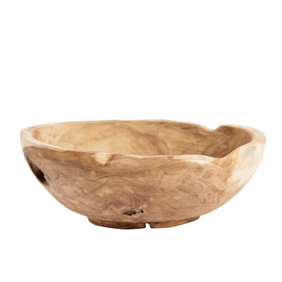 Teak Wood Bowl – Natural Kitchen & Table Decor | Sorelle Rossi