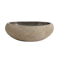 Natural Riverstone Bowl | Hand-Carved Stone Decorative Bowl