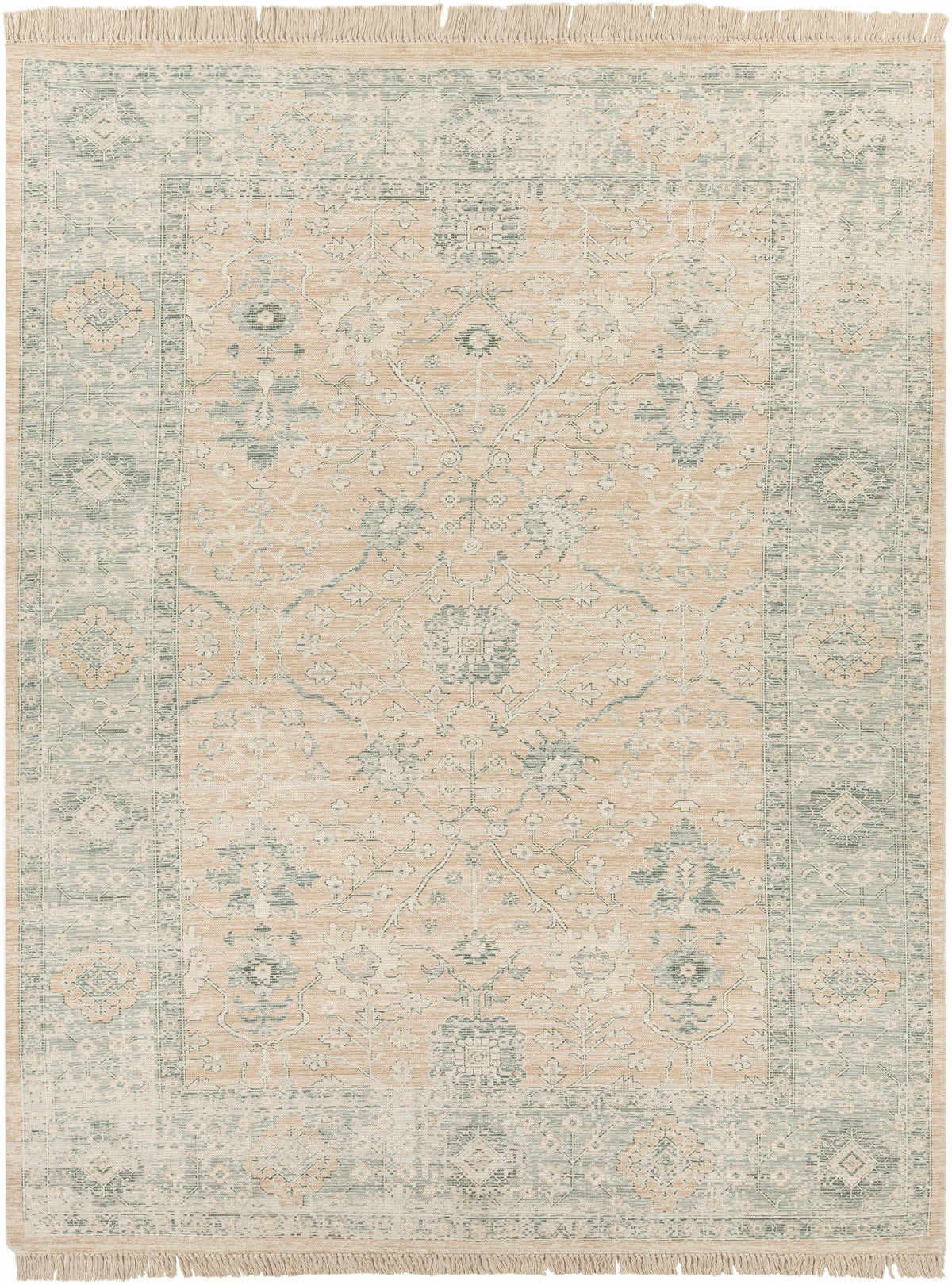 Robins Traditional Handwoven Cotton-Blend Area Rug