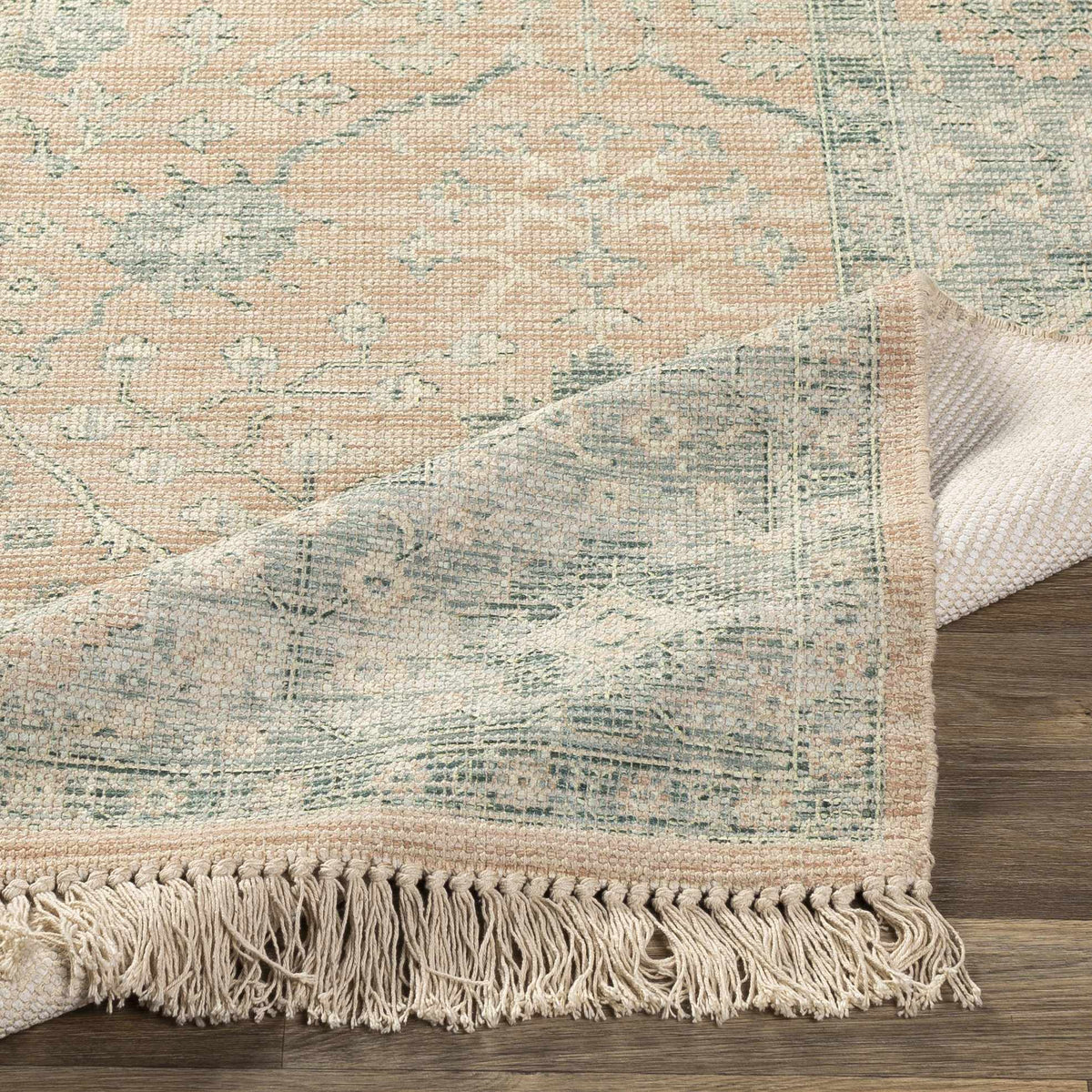 Robins Traditional Handwoven Cotton-Blend Area Rug