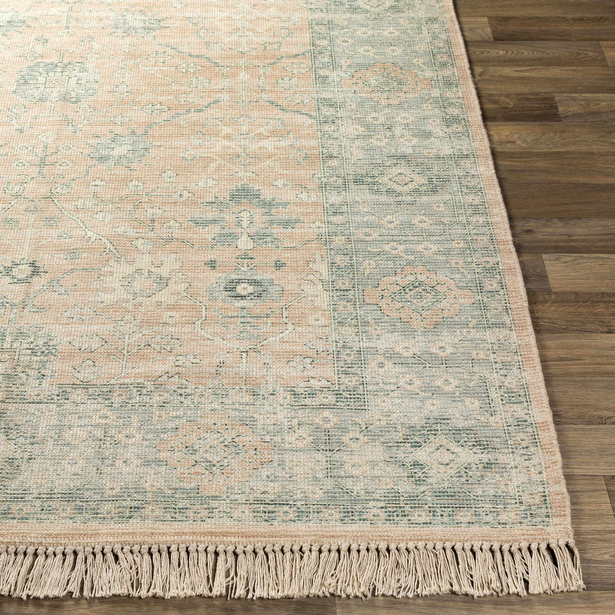 Robins Traditional Handwoven Cotton-Blend Area Rug