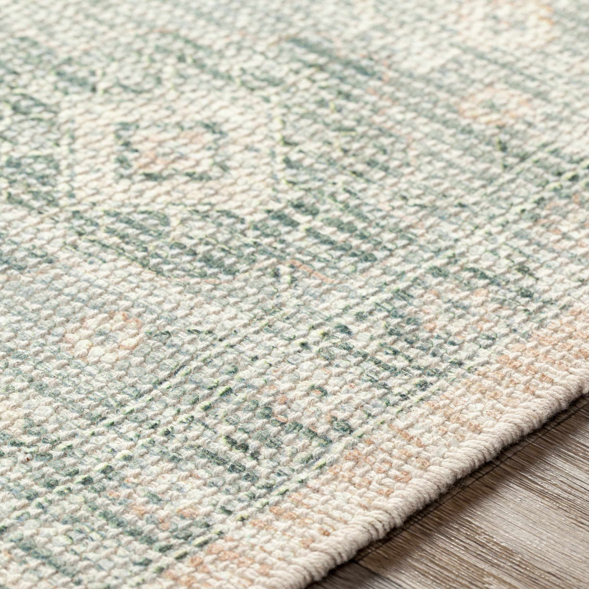Robins Traditional Handwoven Cotton-Blend Area Rug