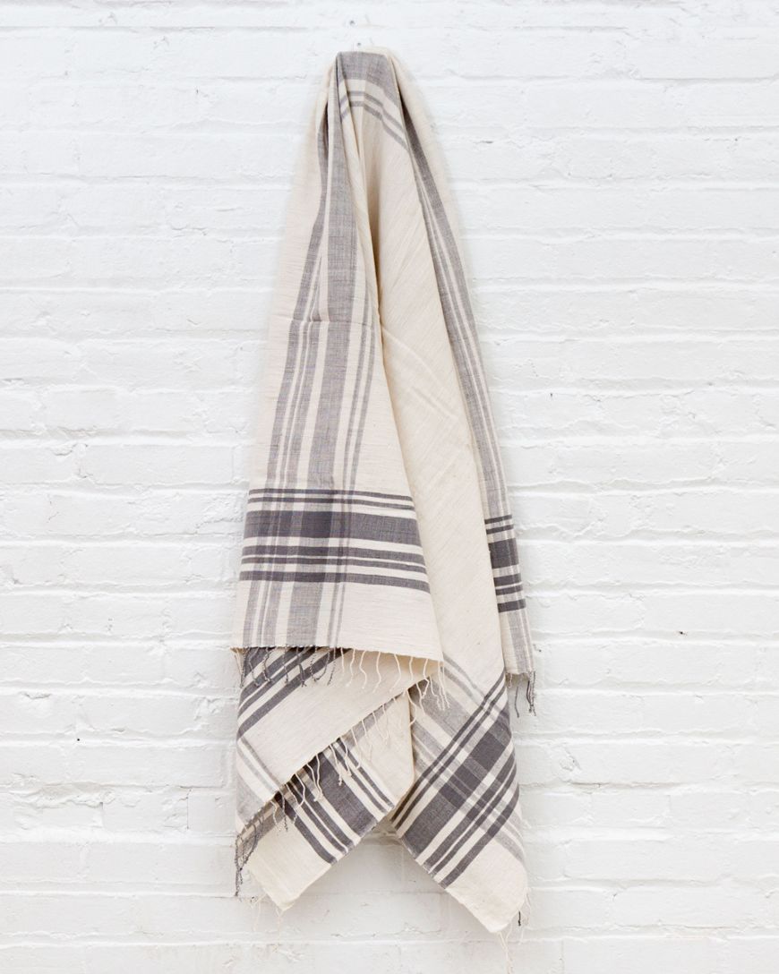Handwoven Cotton Towel Throw – Cabin Hatch Farmhouse Textile | Lightweight Bath, Pool & Shawl