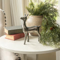 Pewter Aluminum Reindeer and Calf Figurines | 2 Styles