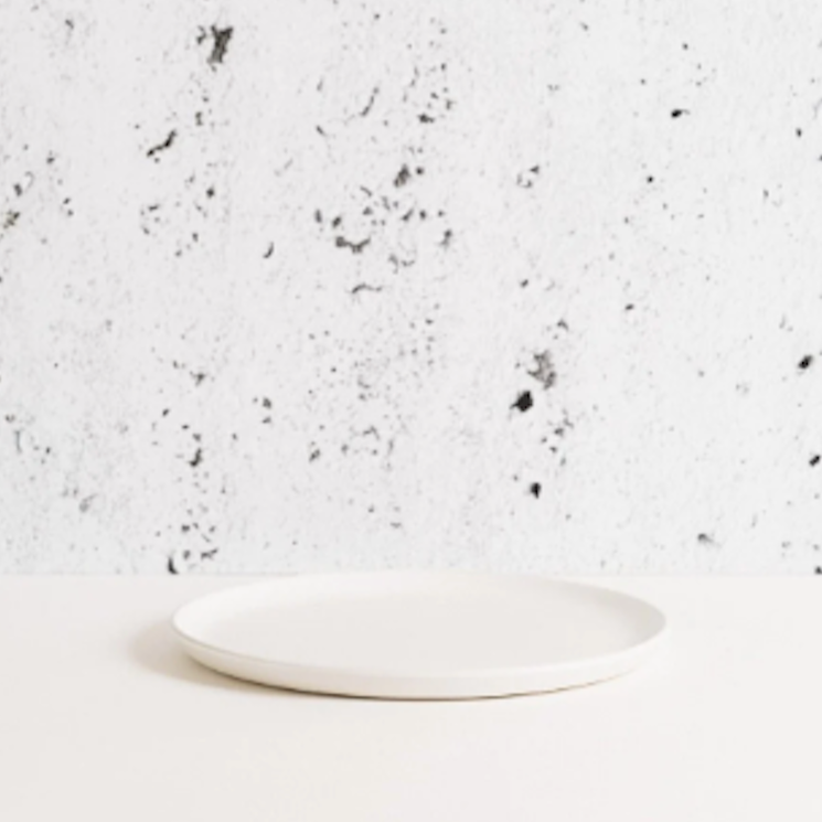 Tunisian Side Plate Matte White | Gharyan Stoneware | Sorelle Rossi