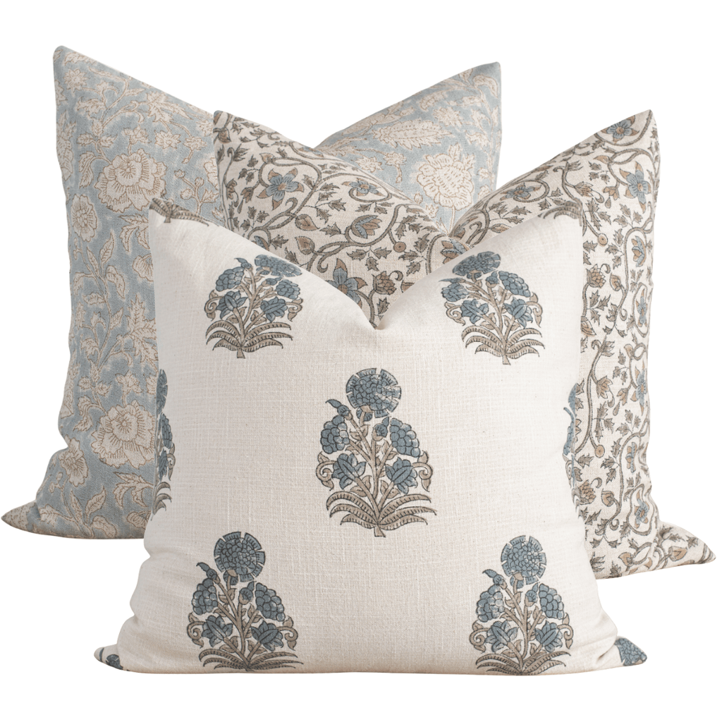 Concord Pillow Combination | Set of Three Pillow Covers