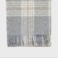 Stonehaven Oversized Plaid Throw – Alpaca & Lambswool Blend | Luxury Neutral Cozy Blanket