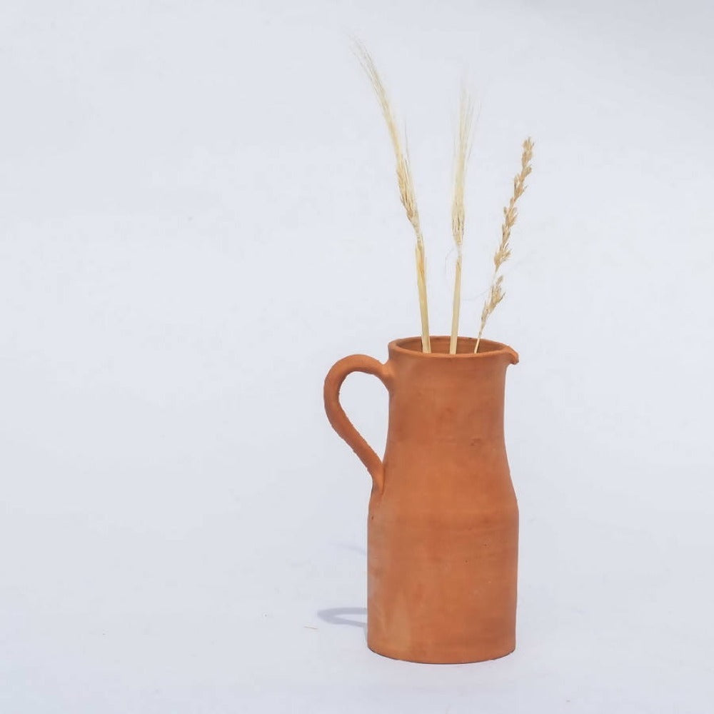 Artisan handmade clay canister with soft rounded form, natural terracotta finish, and timeless European-inspired styling | Sorelle Rossi Shoppe