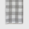 Check Linen Napkins – Set of 4 (Tuile) | Ivory & Taupe Handmade Flax Cloth Napkin