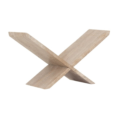 Travertine Bookbed – Natural Stone Shelf Decor | Sorelle Rossi
