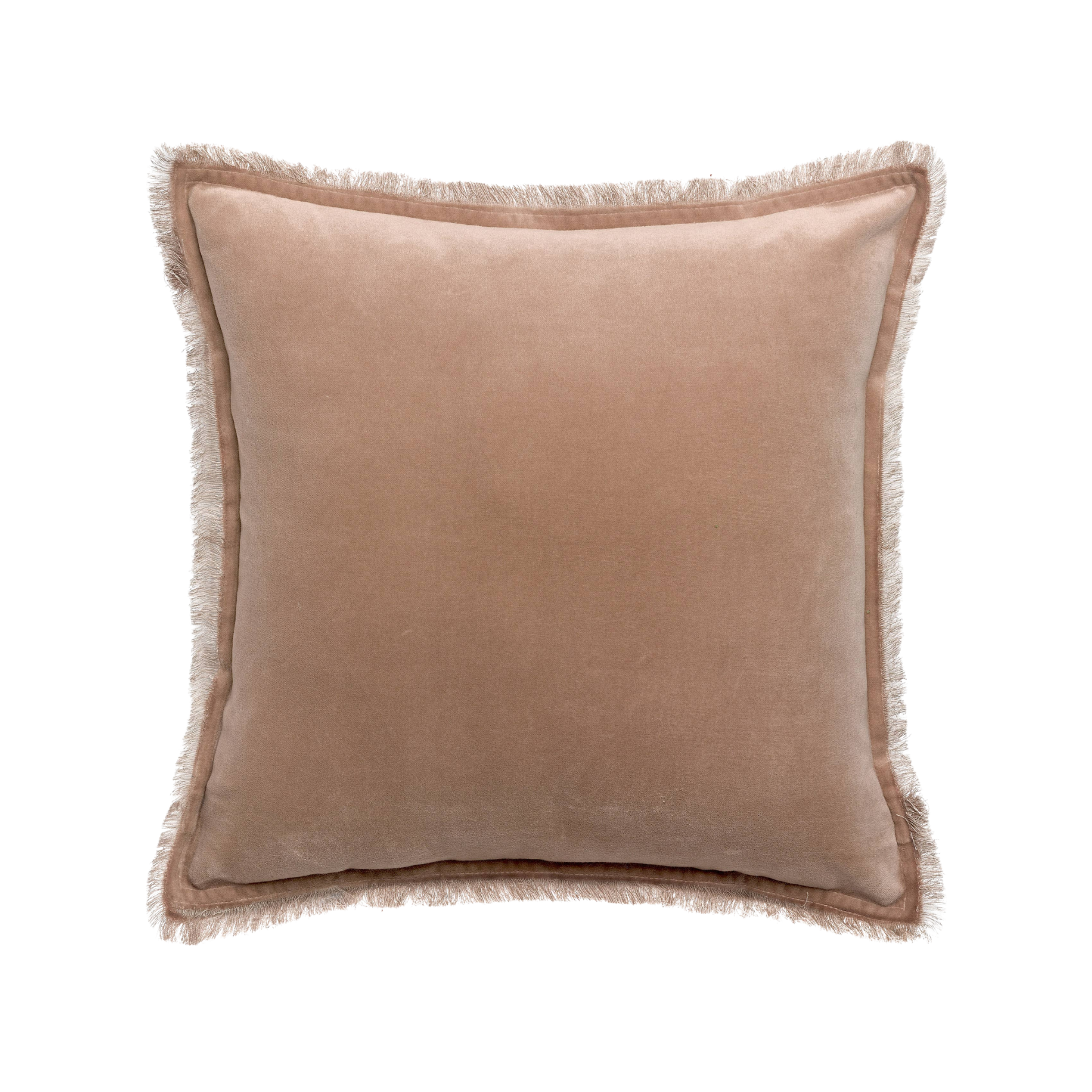 Vivienne Taupe Velvet Pillow