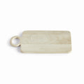 Handcrafted natural wood serving board with a rounded handle and soft organic grain for timeless European-inspired kitchen styling | Sorelle Rossi Shoppe
