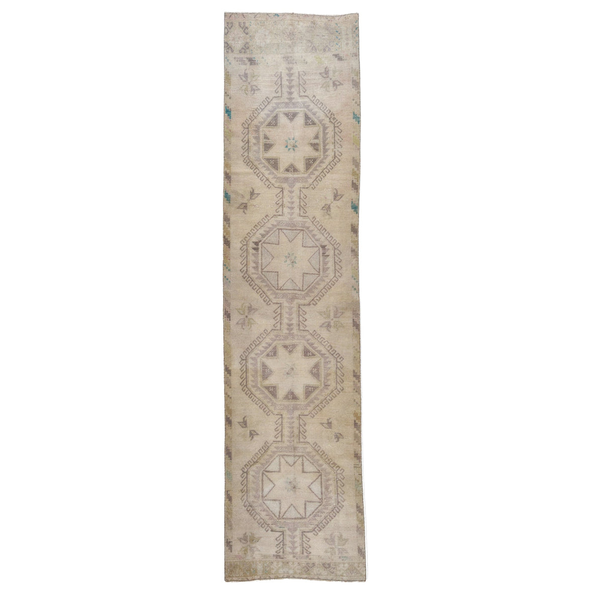 Z1099 Handwoven Vintage Rug 3’2 x 12’2