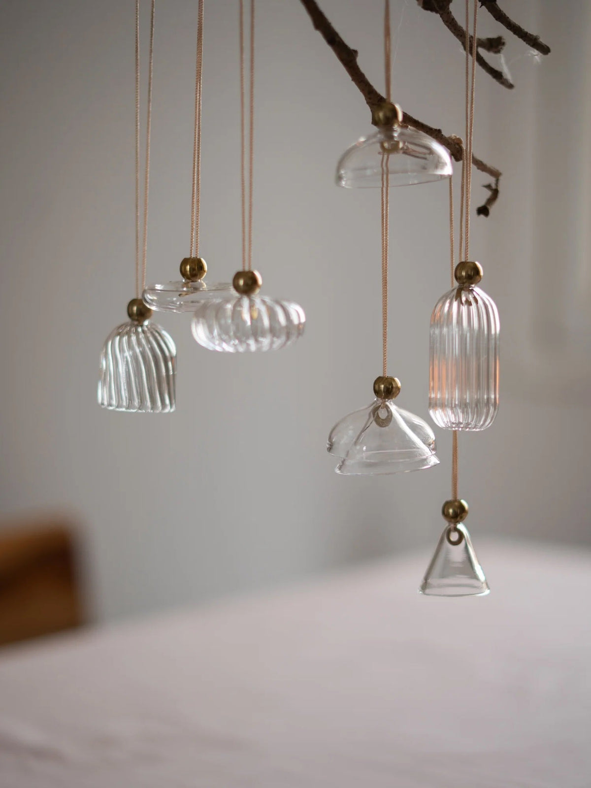 Bon Borosilicate Glass Christmas Ornaments, Set of 7
