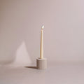 Pilar Small Sandstone Candle Holder | Meso Goods | Sorelle Rossi