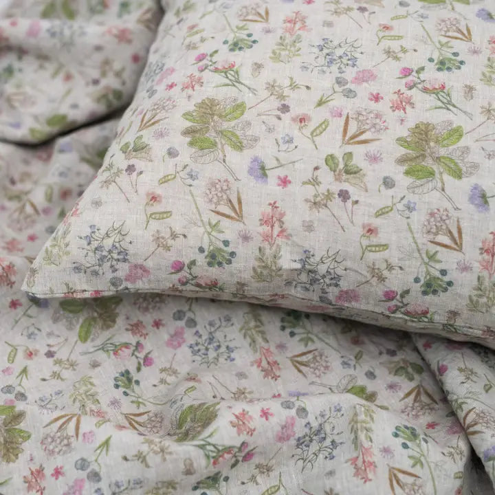 Botany 2 Floral Linen Pillowcases | Set of 2