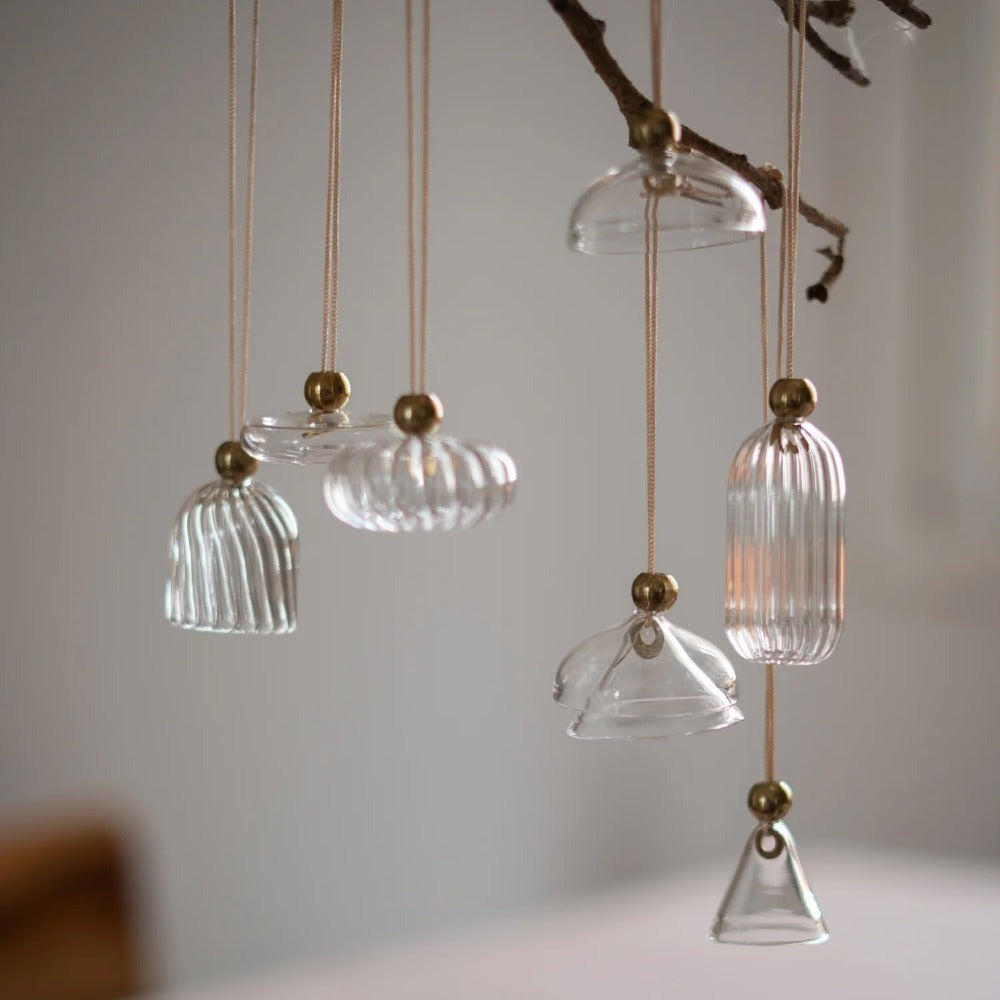 Bon Borosilicate Glass Christmas Ornaments, Set of 4