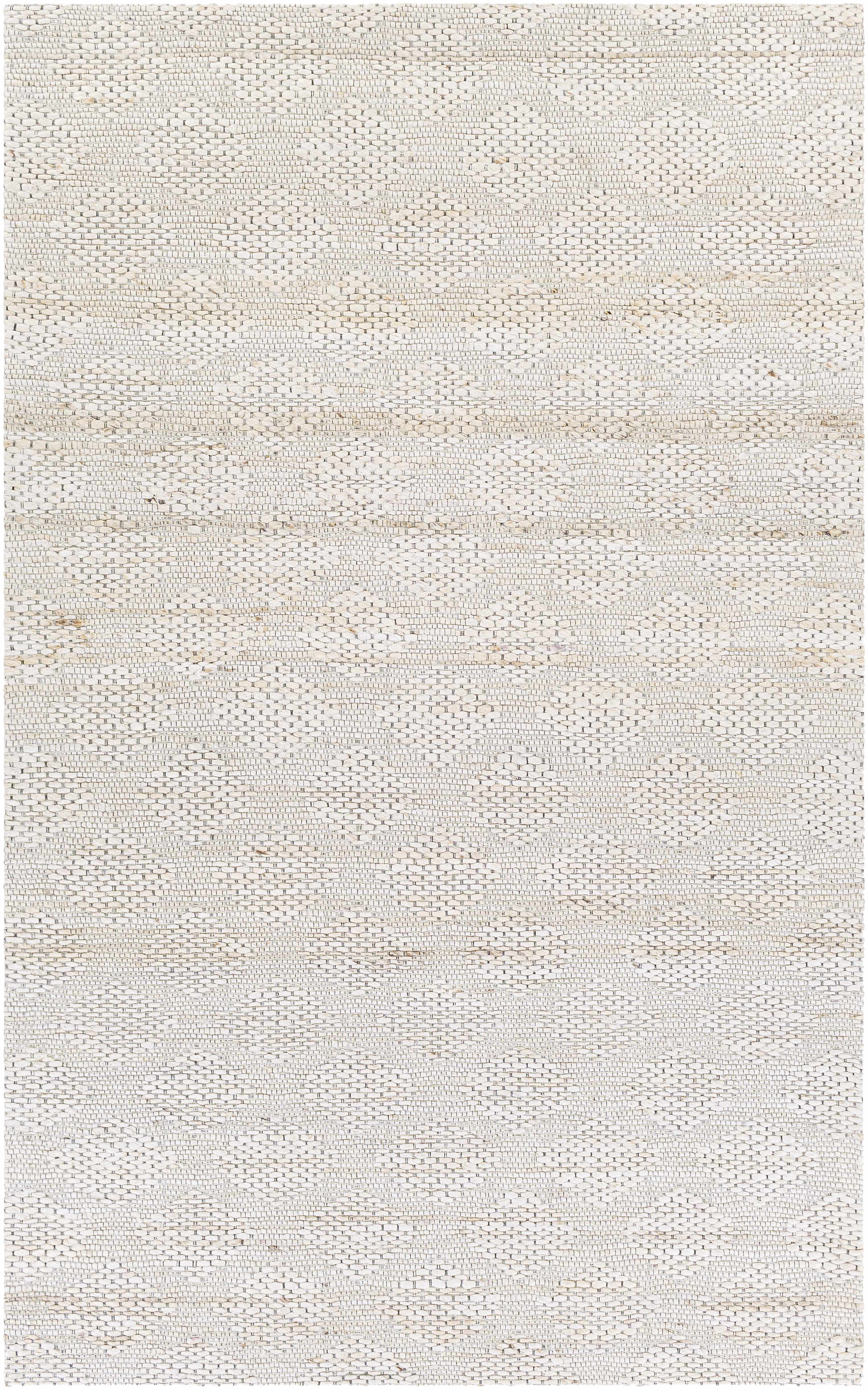 Angaston Hand-Woven Natural Jute Area Rug – Ivory & Beige