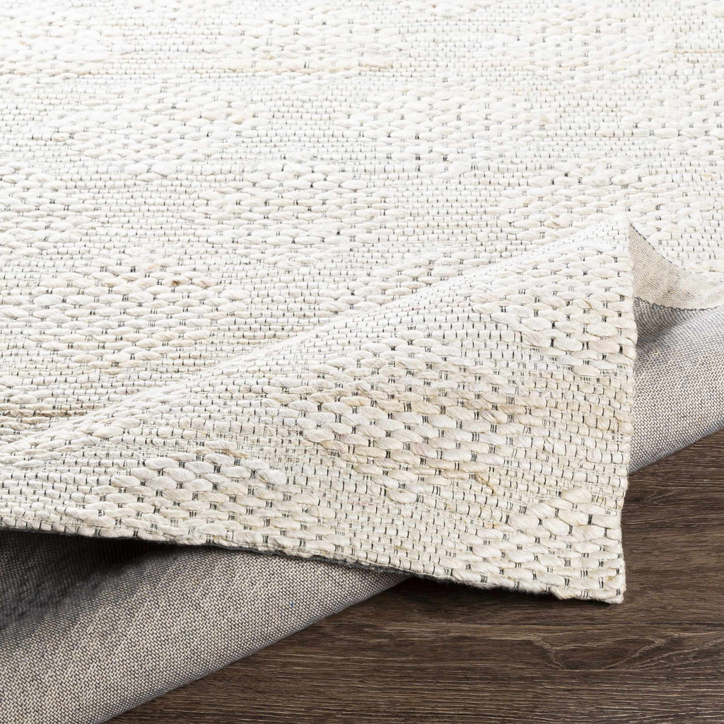 Angaston Hand-Woven Natural Jute Area Rug – Ivory & Beige