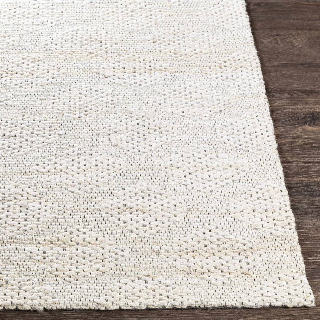 Angaston Hand-Woven Natural Jute Area Rug – Ivory & Beige