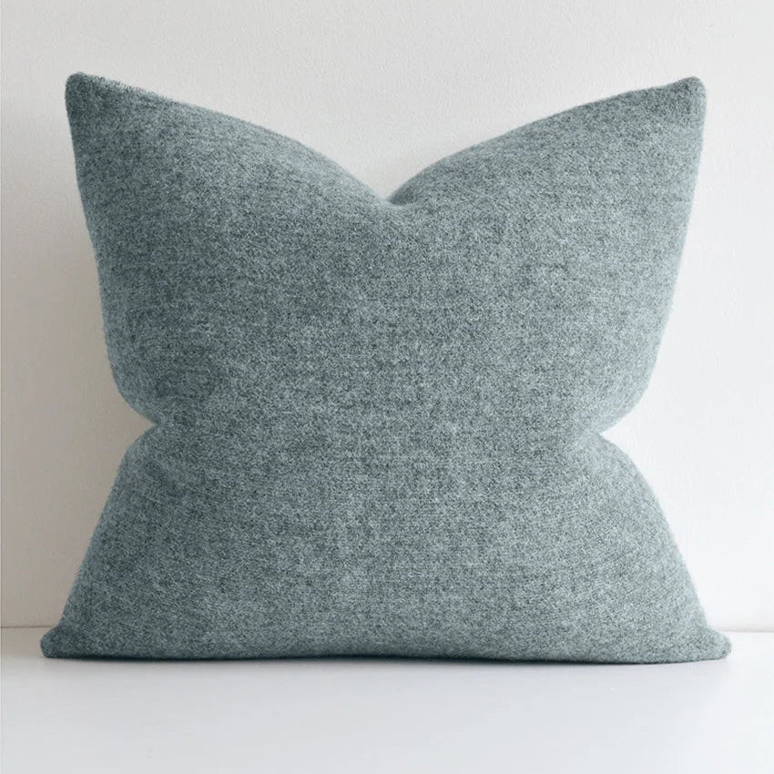Trafalgar Reversible New Zealand Wool Pillow Cover, 22 x 22