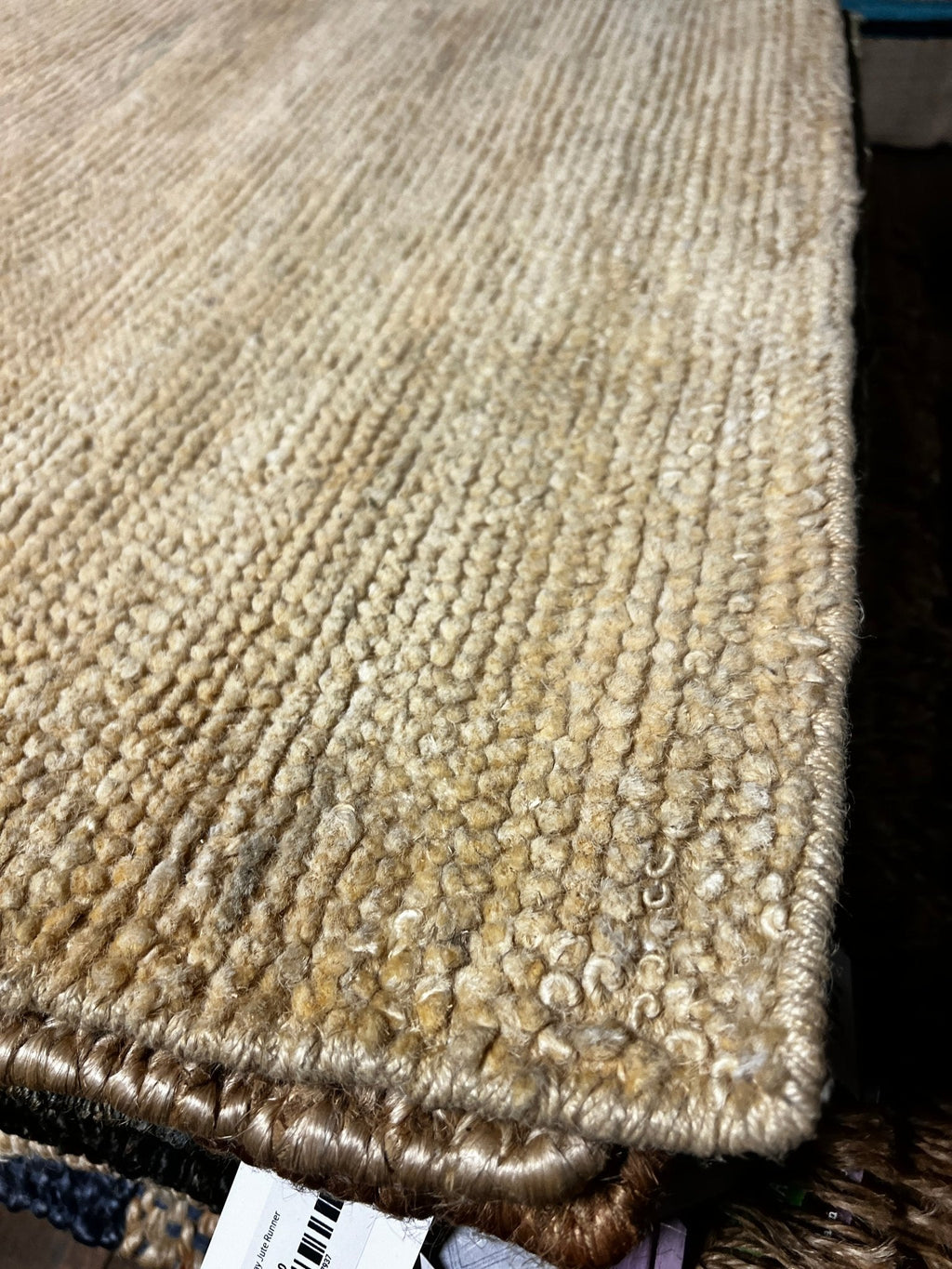 Arthur Dietrich 2.6x8 Tip Sheared Durrie Jute Runner Rug (Multiple Colors)