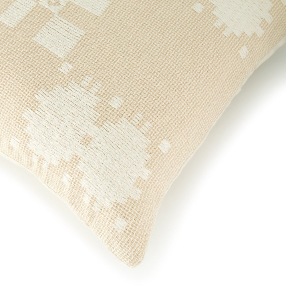 Handwoven Cotton Pillow Cover – Heirloom Naga | 18x18 Artisan Loin-Loom Textile, Ethical Home Decor