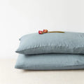 Blue Fog European Linen Pillowcases | Set of 2