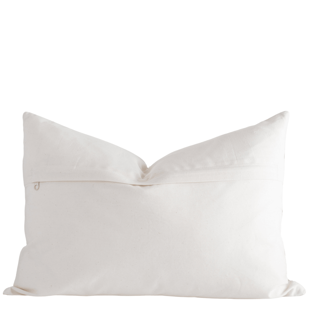 White pillow on a white background