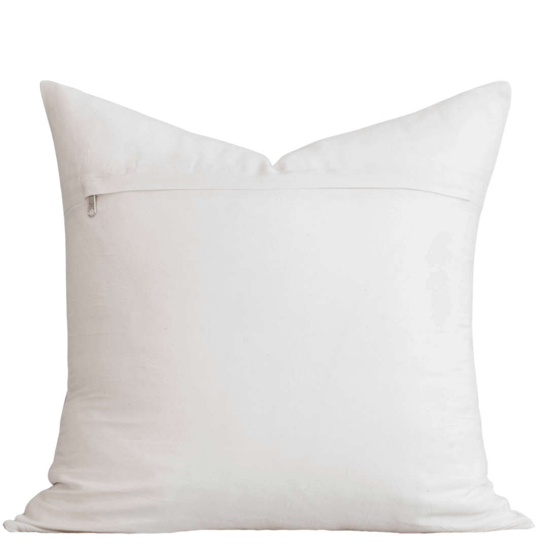 White pillow on a white background