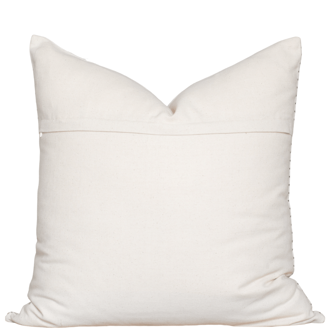White pillow on a white background