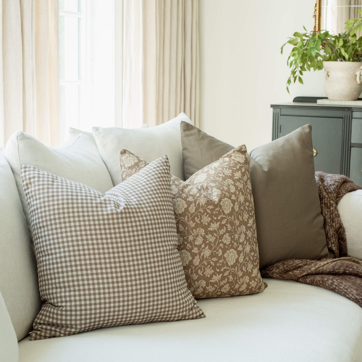 Oakley Pillow Combination | Set of Three Pillow Covers