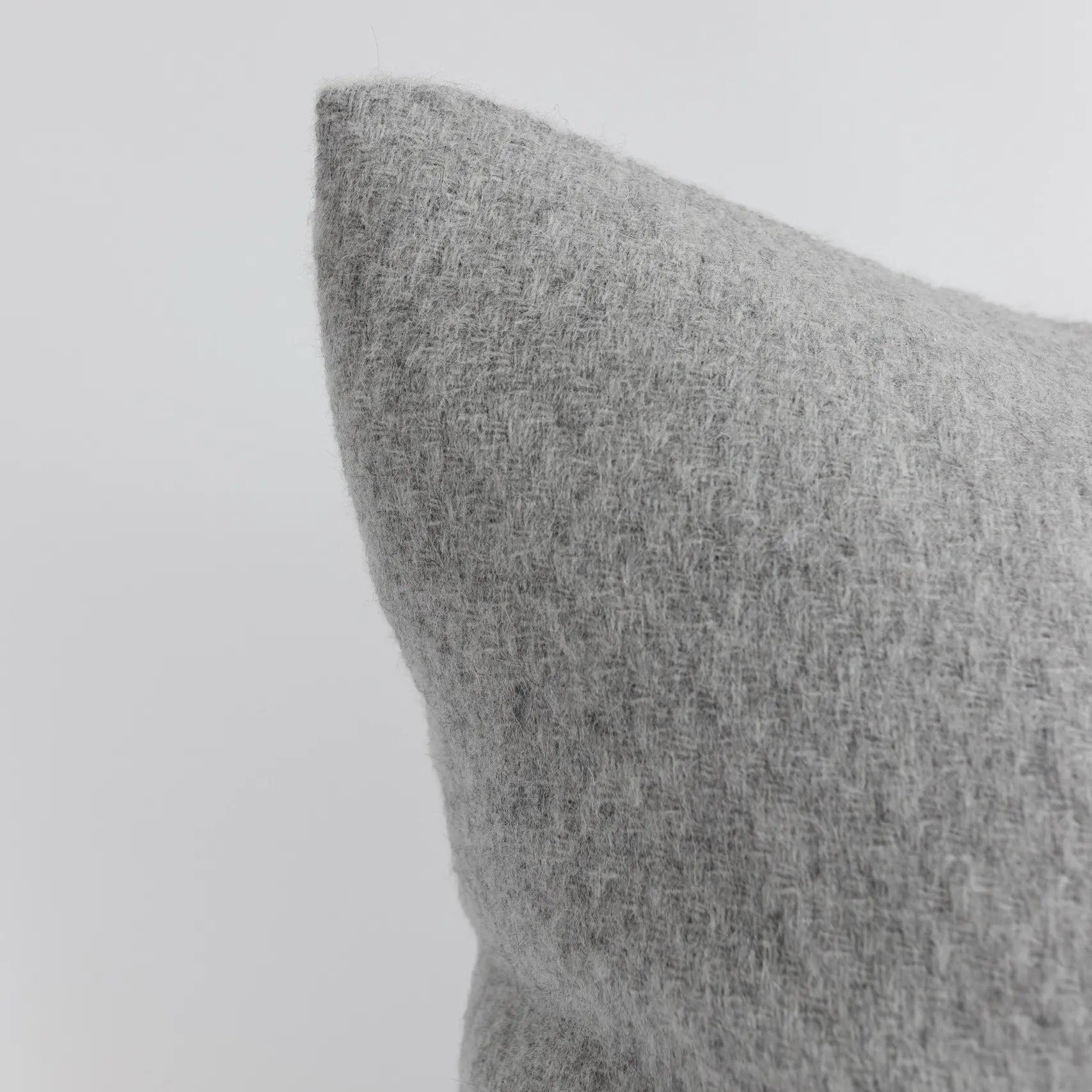 Cork Alpaca & Wool Pillow Cover – 6 Earthy Colorways | Made in Canada