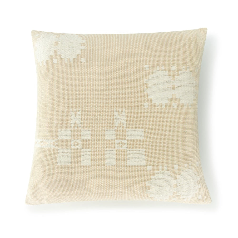 Handwoven Cotton Pillow Cover – Heirloom Naga | 18x18 Artisan Loin-Loom Textile, Ethical Home Decor